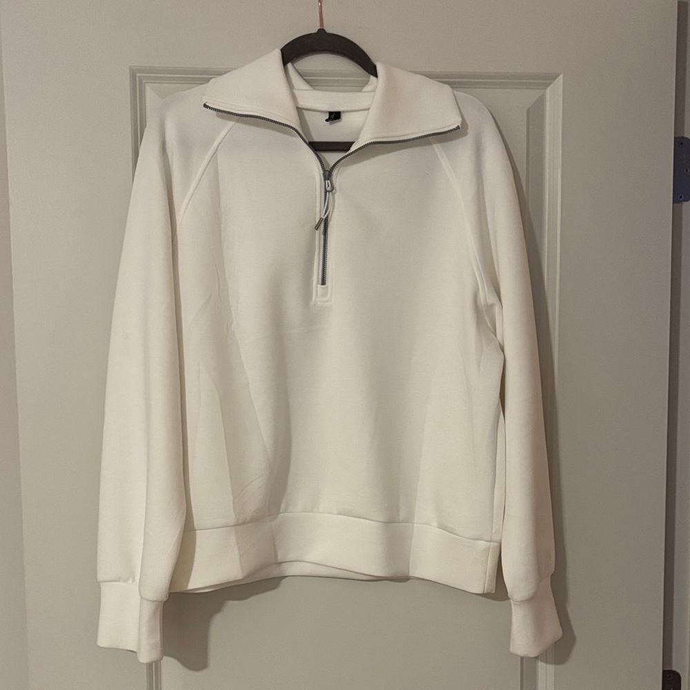 Trendy Queen Quarter Zip Pullover Sweatshirt